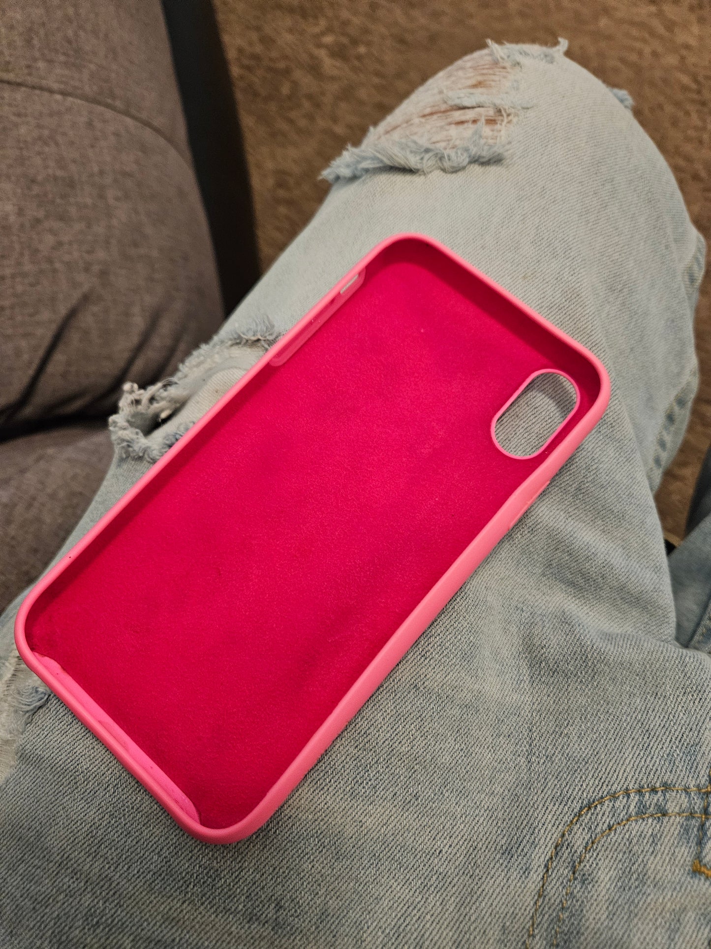 Jelly pink iphone case