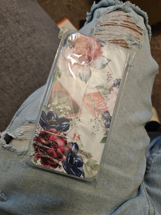 Iphone 15 phone case rose
