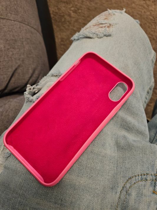 Jelly pink iphone case